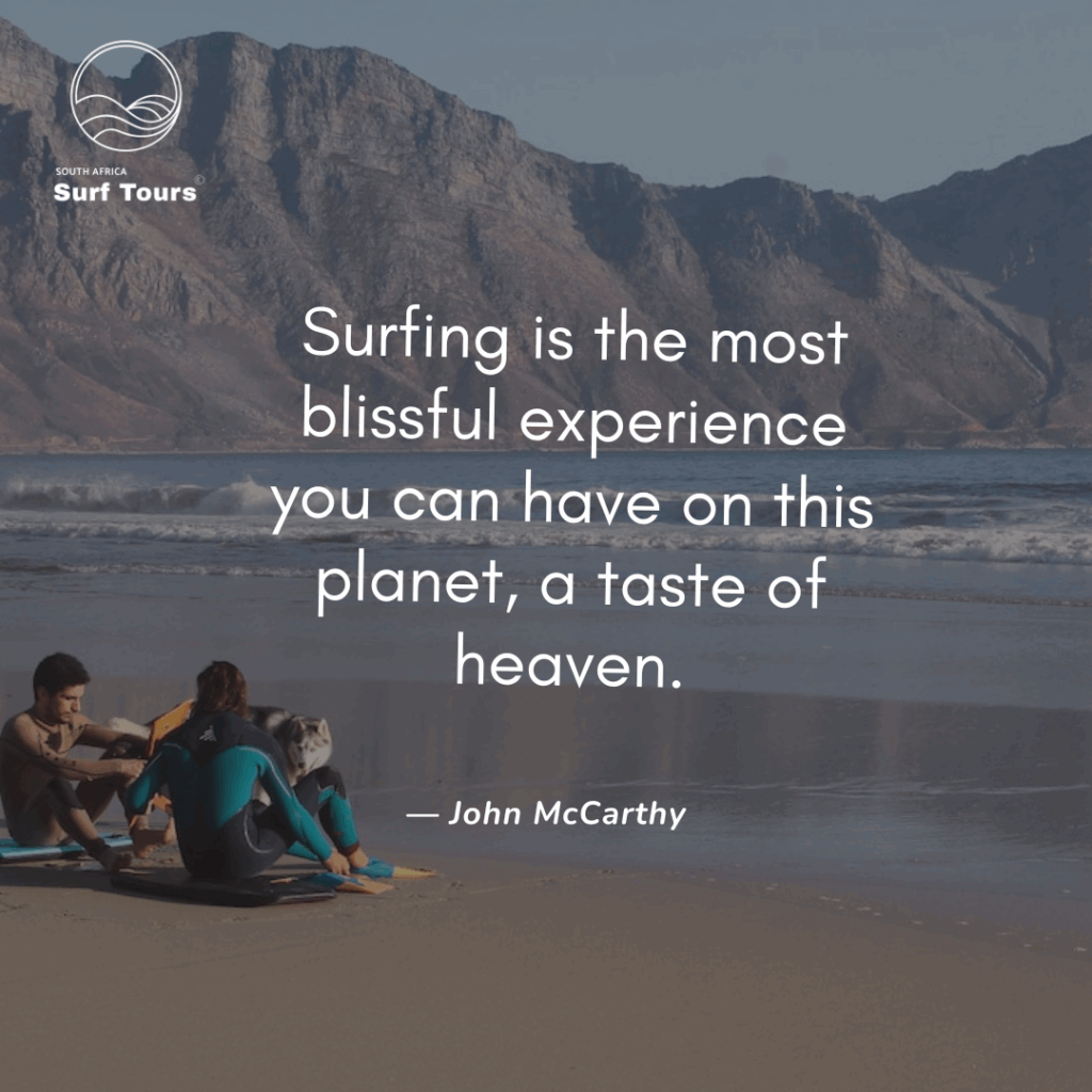 Surfing is the most blissful experience you can have on this planet, a taste of heaven