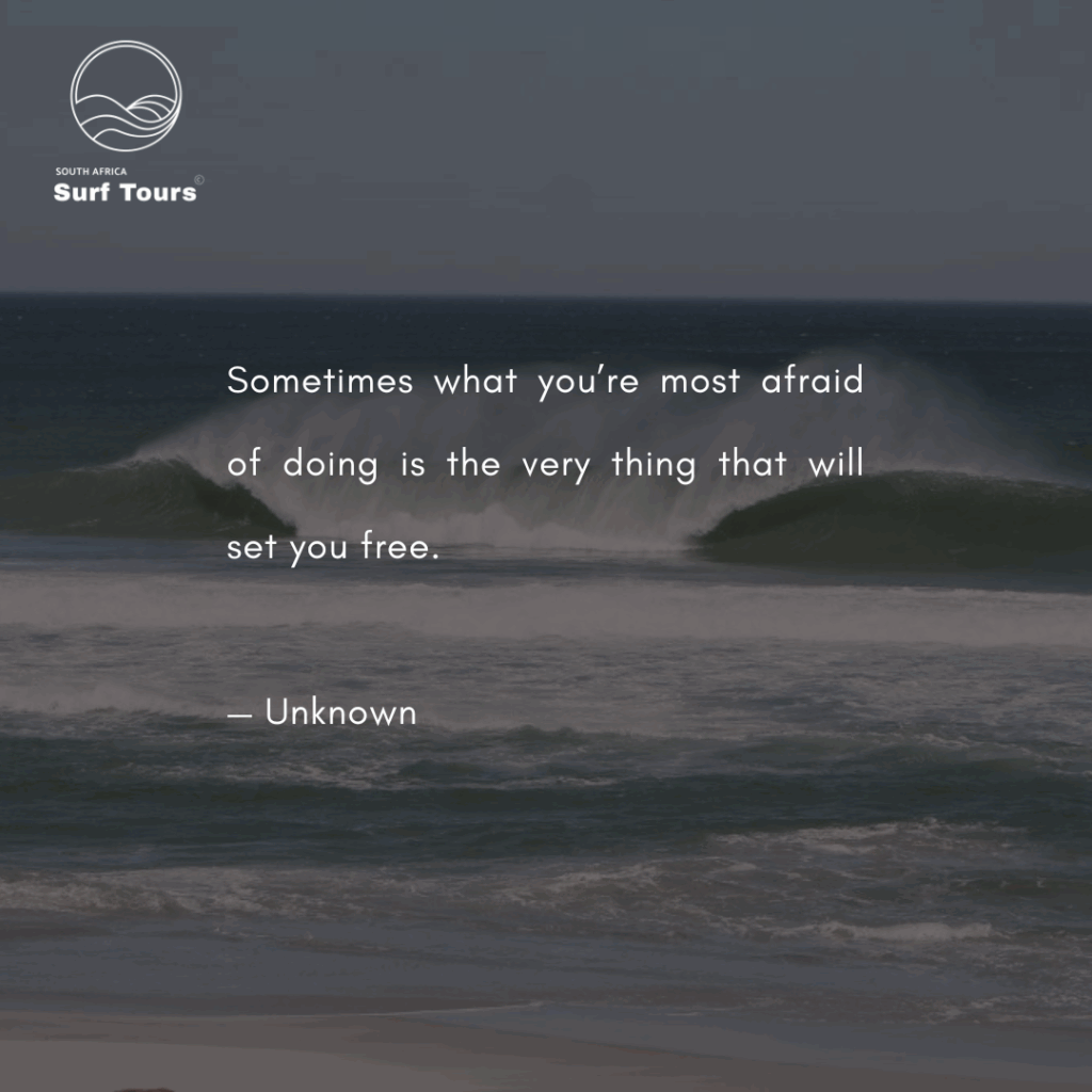 Sometimes what you’re most afraid of doing is the very thing that will set you free